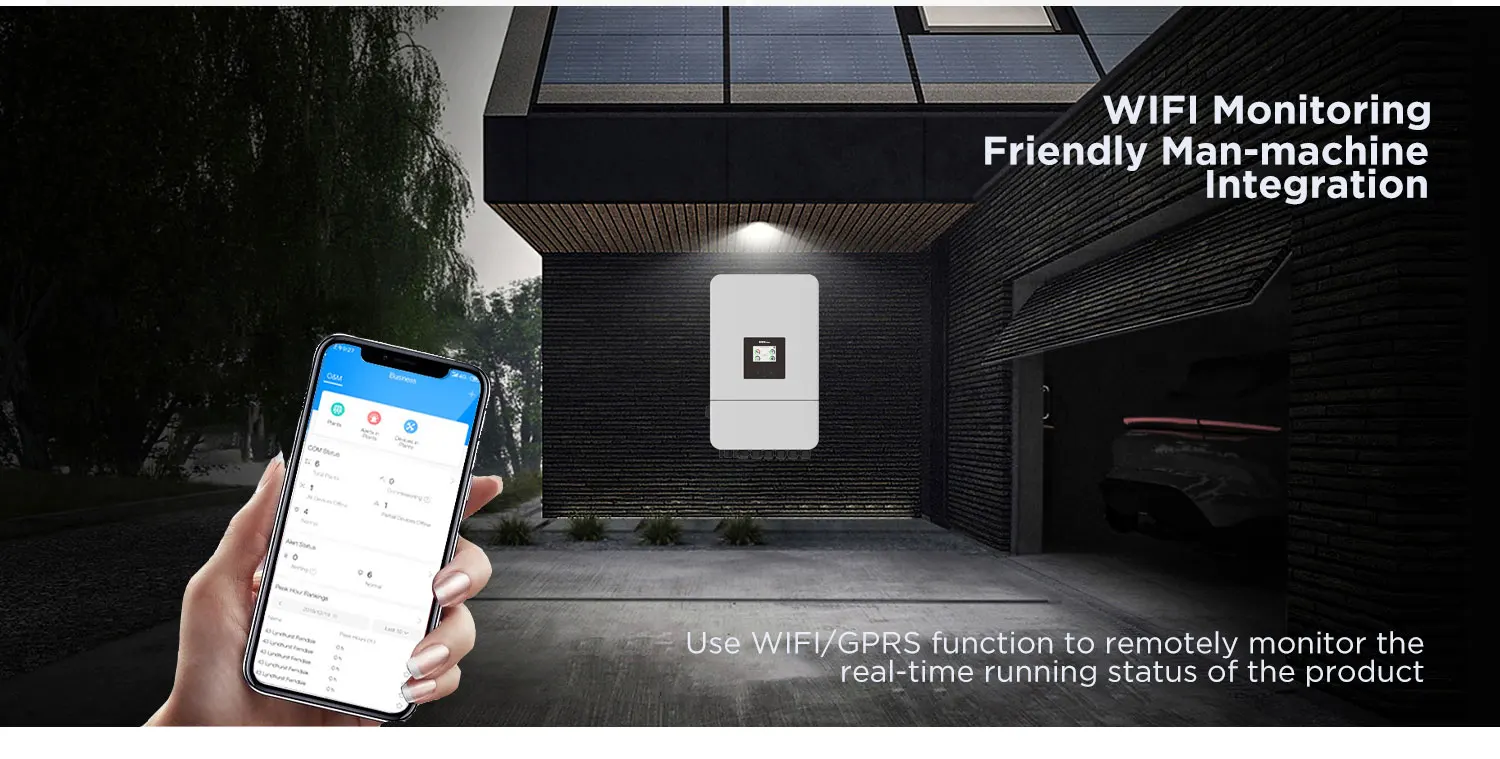 Daye Solar Inverter Deye Hybrid Inverter - 8KW Solar Power Solution