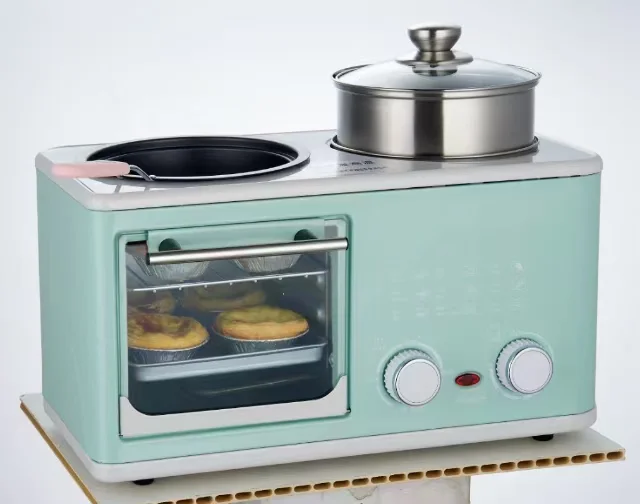 High Quality household 8L oven 1L Pot multifunction 4 in 1 breakfast maker Machine