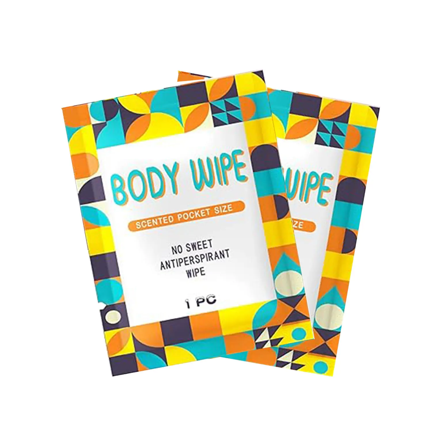 Wipe away the sweat and bacteria with hygienic body wipes.