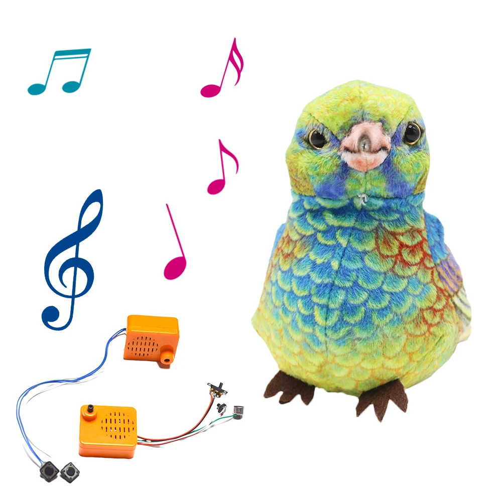 Wholesale Talking Parrot Plush Toys OEM Soft Fun