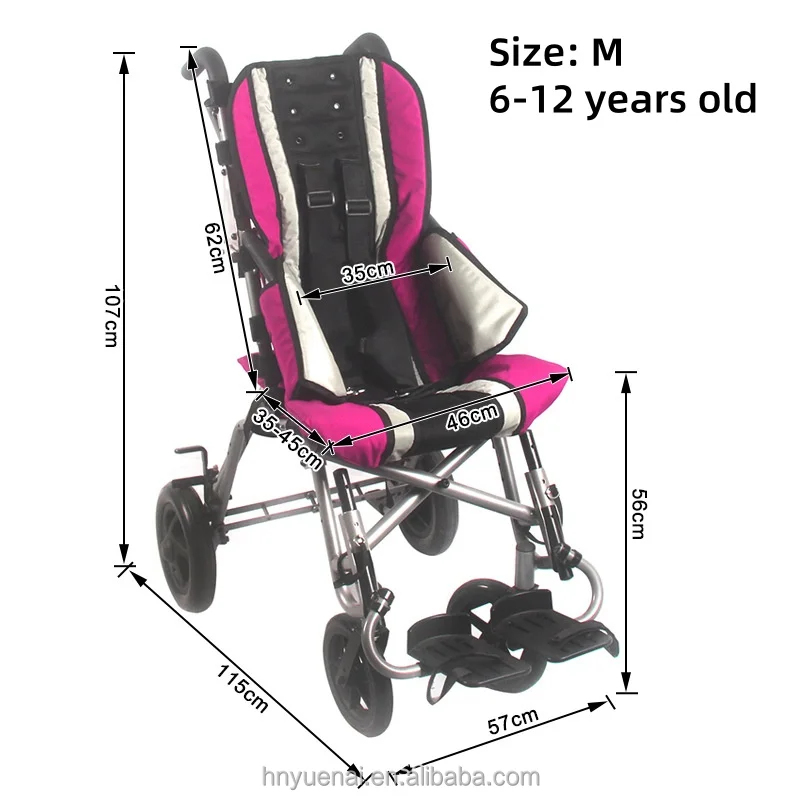 Cerebral Palsy Pediatric Reclining Stroller Wheelchair Car Seat for  Disabled CP SMA Special Needs Child Children Kid