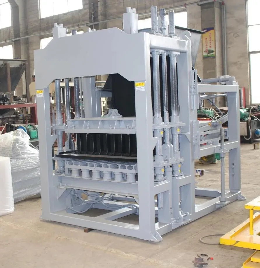 Hollow Brick Making Machine Latest Shape Blocks Concrete Machine Make Interlocking Floor Press to Make Bricks Bamboo Pallets