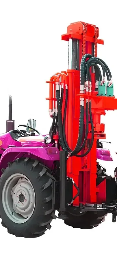 Garden Rigs 150m 200m Wheels Electric Water Rotary Tractor Drilling Rig Machine For ...