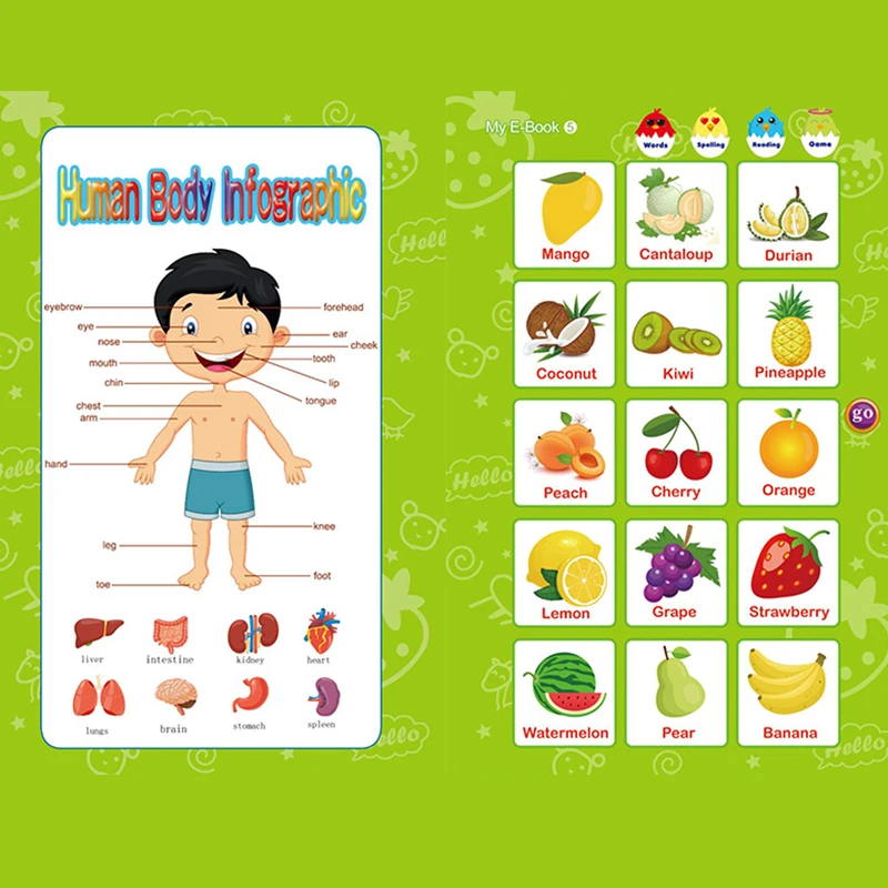 Классический Интеллектуальный ноутбук для детей раннее время Монтессори Обучающие игрушки пластиковый Английский алфавит обучающая компьютерная игрушка