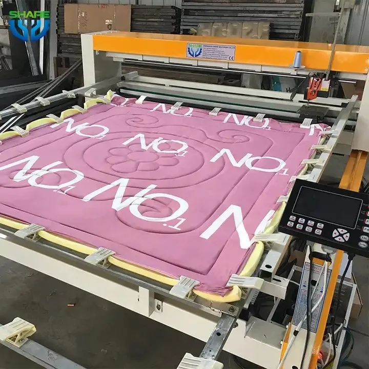 Automatic Long Arm Single Needle Quilting Machine CNC Bedcover One Head Mattress Quilting Making Machine Blanket Sewing Machine