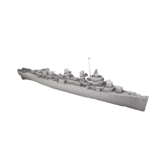 3D Printed kit 1/72 USS Fletcher Destroyer (full hull) RC kits