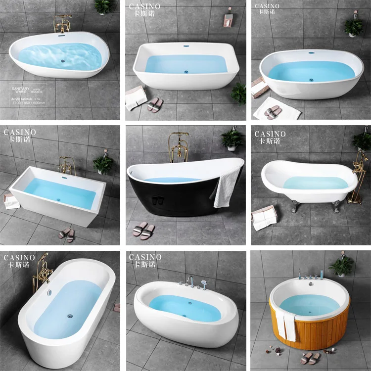 Round Shape White Bath Tub Freestanding Bathroom Bathtubs With Seat Buy Free Standing Acrylic