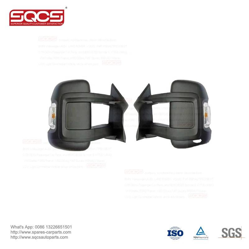 SQCS Brand Long Arm Heated Rear View Mirror OE 735424395 with 3 Months Warranty for FIAT Ducato