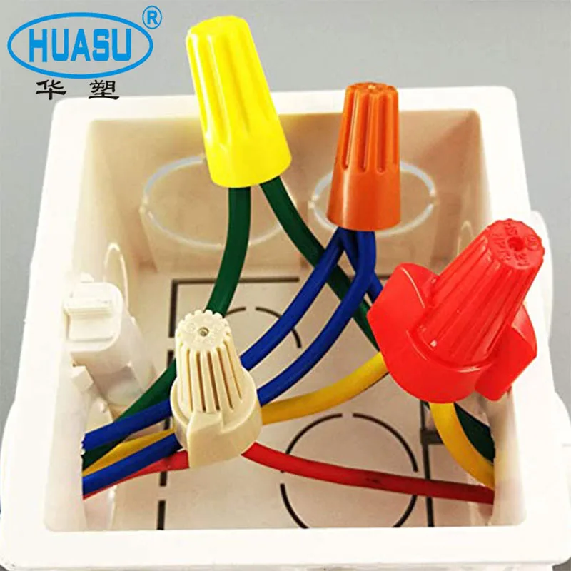 100 упаковка HP12 Tan двойное крыло электропроводка разъемы