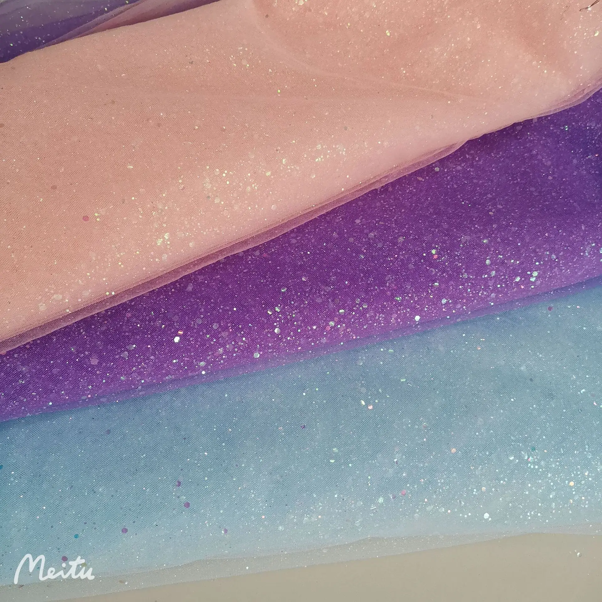 bratz glitter dress Holographic iridescent Glitter Silver Purple Green Dress – Fumbalinas main image 0