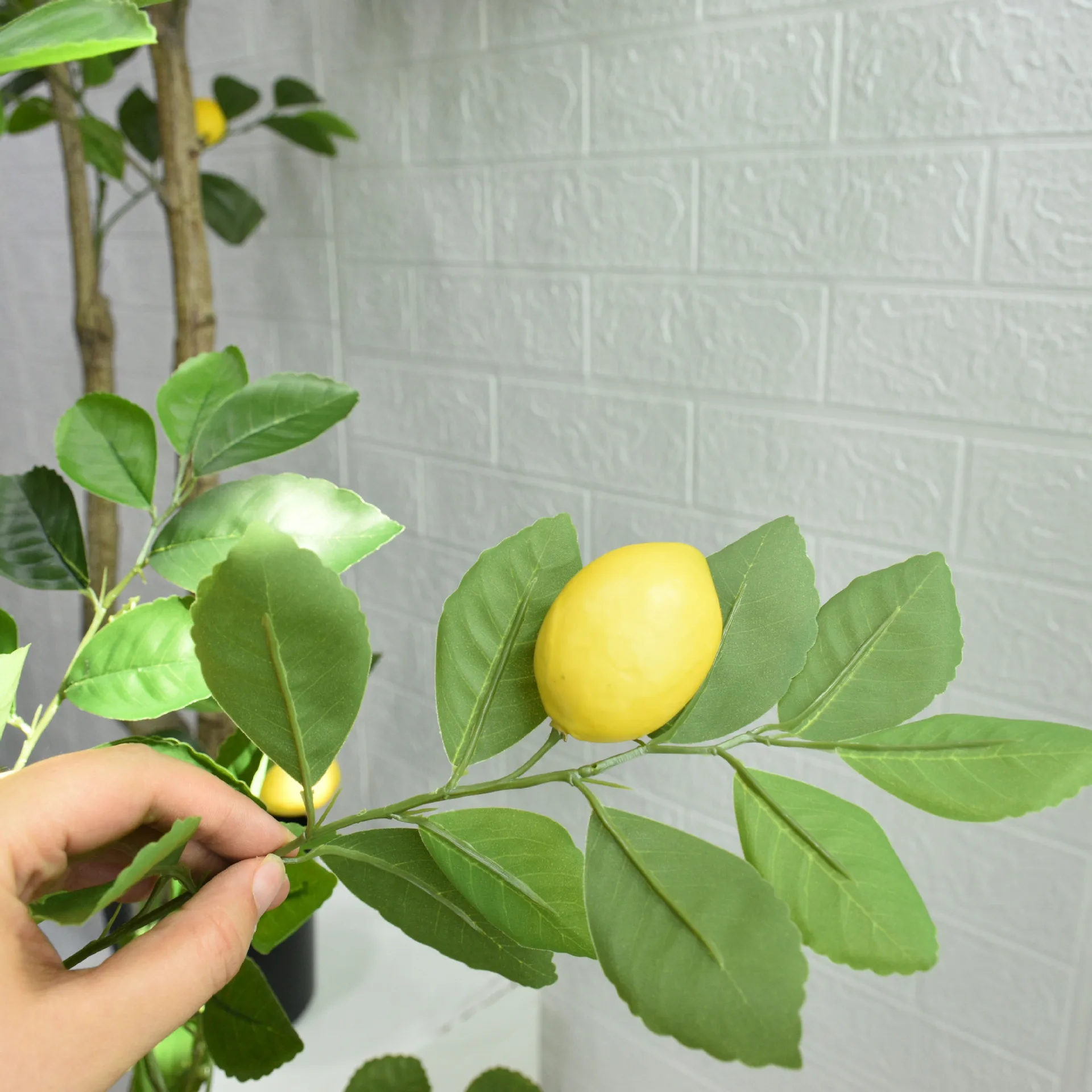 Home Garden Ornaments Plastic Plant Outdoor Artificial Plants Potted