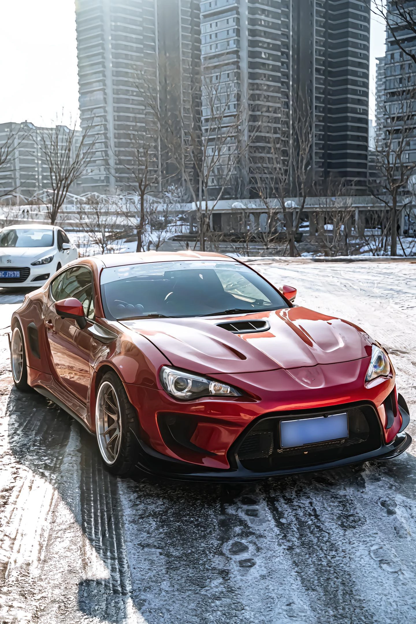 Robt Style Wide Body Kit  for Toyota Gt86 Subaru Bez 86 Brz Wide Front and Rear Bumpers Spoiler Hood