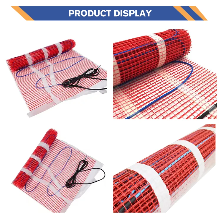 Carbon Fiber Silicone Rubber Wire Heating Wire Floor Heating Cable For ...