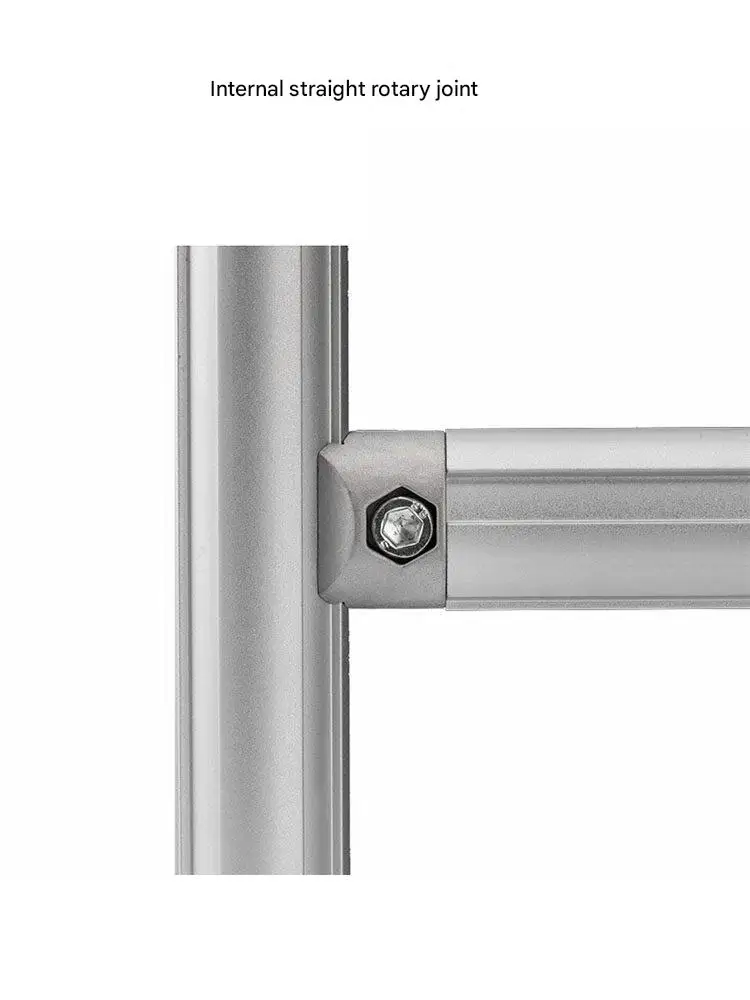 Internal Straight Rotary Joint Third Generation Lean Pipe 28mm Aluminum Alloy Wire Rod Joint Aluminum Pipe Connector