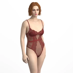 Women's Sexy Lace Bodysuit Breathable Corset Lingerie with Seamless Design Medium Control Open Crotch Design Hot Adult Shaper