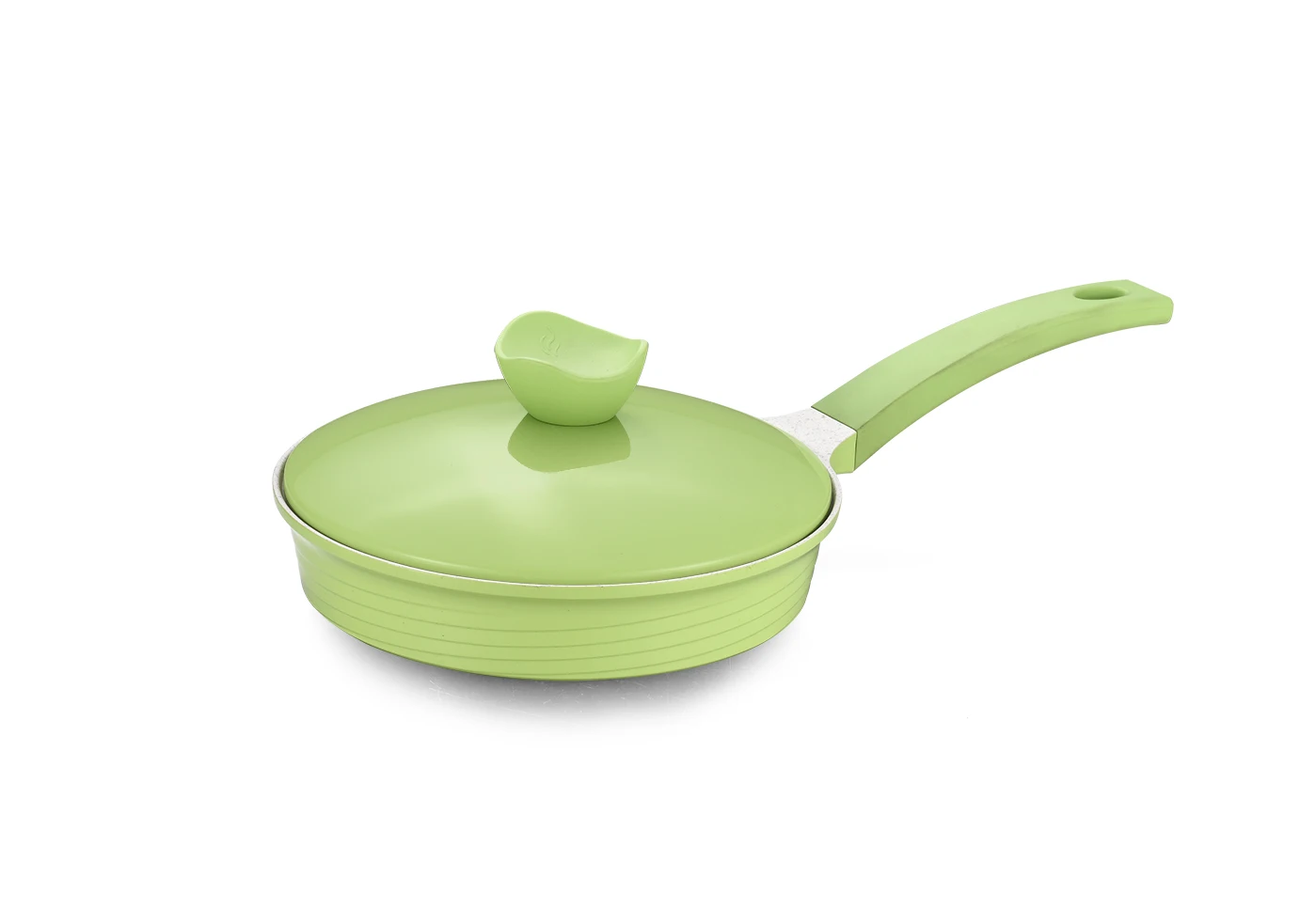 Bright Color Nonstick Casseroles Pot Saucepan  Frying Pan Big Cooking Pots Die Cast Aluminium Cookware Set
