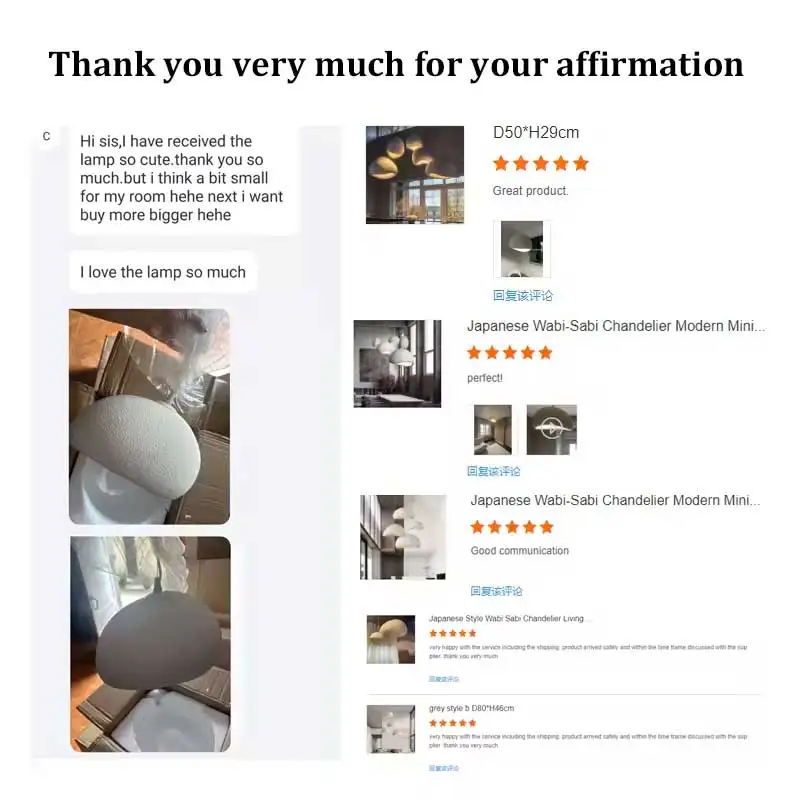 Irregular Personality Japanese Style Lamp Wabi Sabi Hanging Stairwell bar Lights Modern Nordic Chandelier Ceiling Lamp