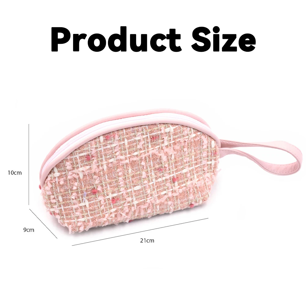 Hot Sell OEM Customizable Size Korean Version Zipper Cosmetic Bag Luxury High Quality Large Capacity Cosmetic Bags for Women