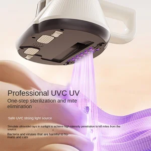 2026 Portable UV Charging Instrument for Beat Mite Removal Cross-Border Double Cup Strong Suction Household Application 1-Year