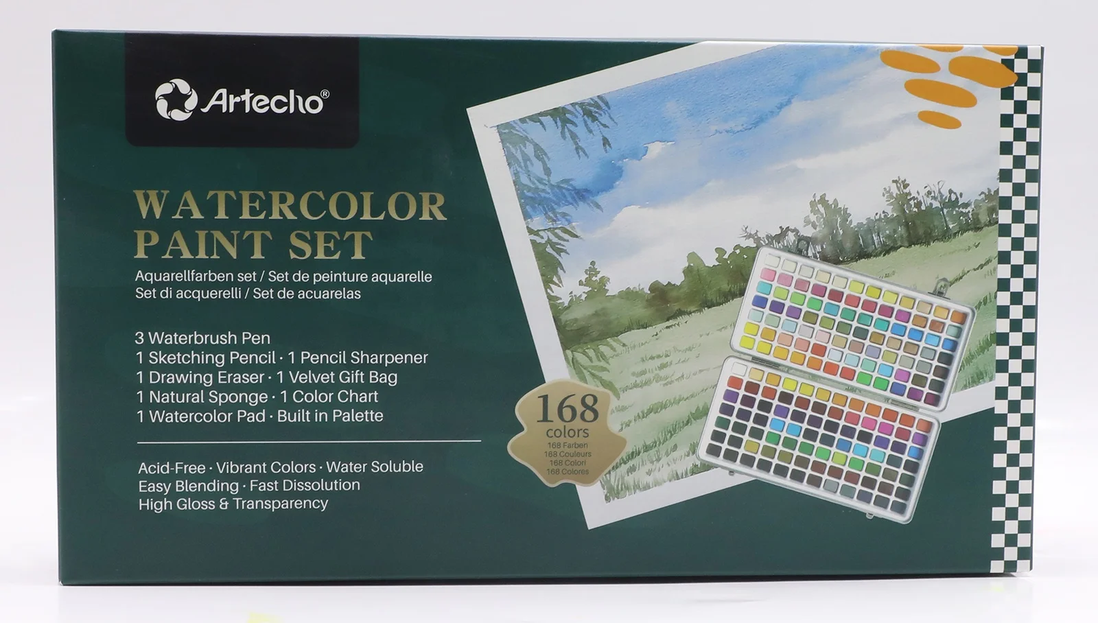 Palette Aquarelle Maxentico Avec Pinceaux Kit Aquarelle 48 Couleurs Portable - Peinture Enfant Et Adulte Débutant Avec Coffret Voyage Palette Aquarelle Maxentico Avec Pinceaux Kit Aquarelle 48 Couleurs Portable - Peinture Enfant Et Adulte Débutant Avec Coffret Voyage