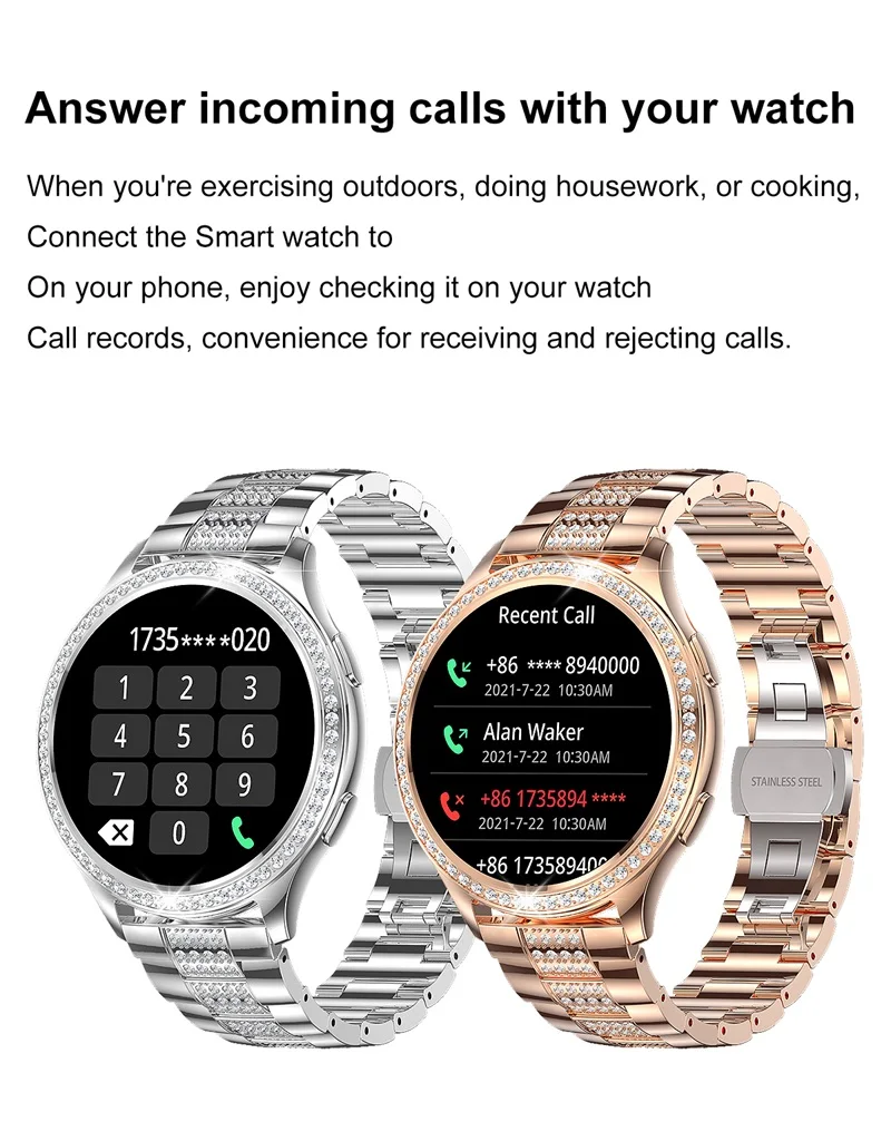AK53 Luxury Smart Watch for Women Ladies Diamond Bezel Metal Sport Waterproof BT Call Smart Watch with Fitness Tracker and Health Monitor (6).jpg