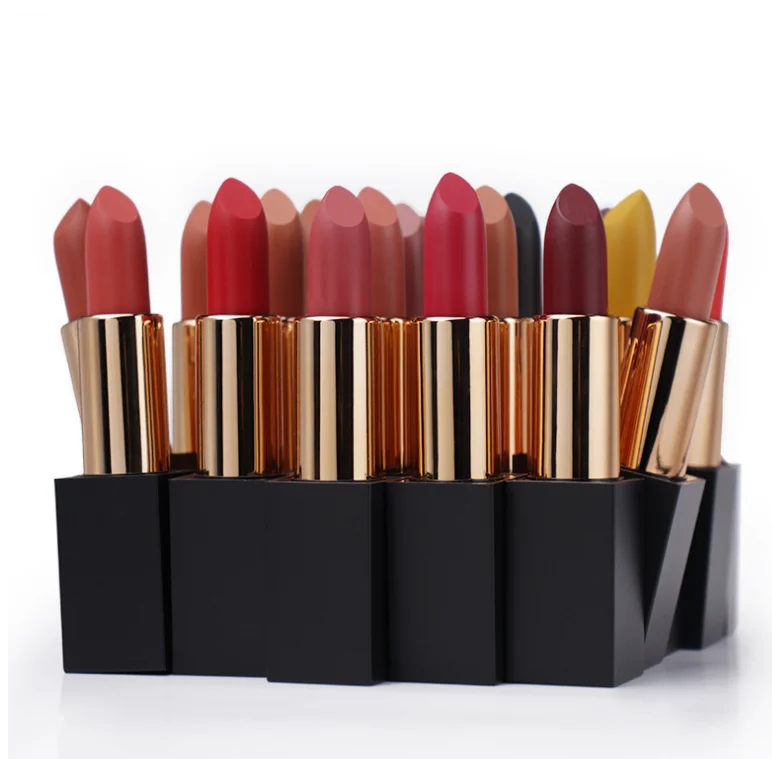 Private Label Customized No logo Solid Lipstick No Brand Custom logo Private Label Solid Matte Lipstick