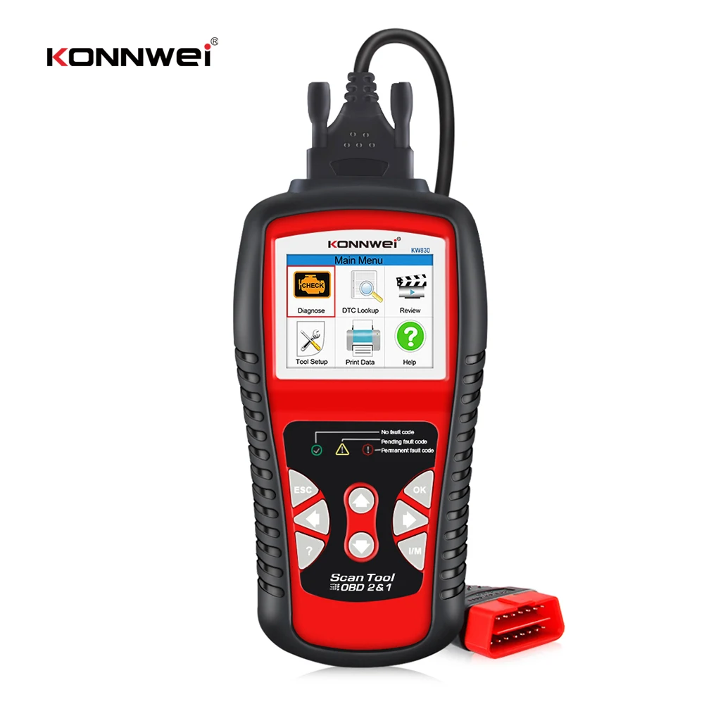 KONNWEI KW830 Car Fault Code Reader - Efficient Diagnostics