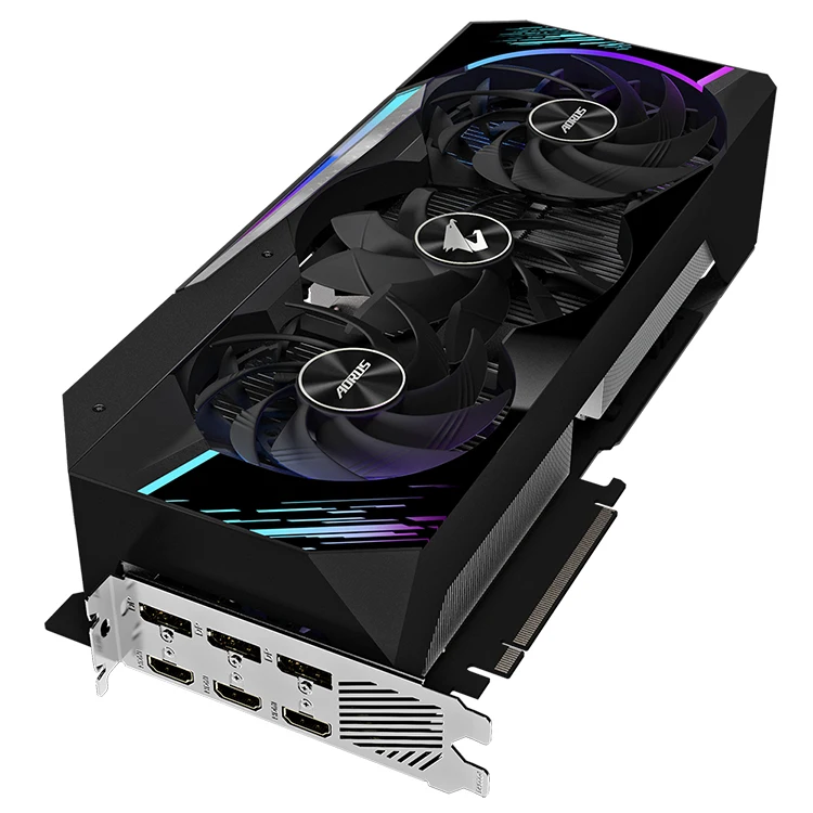 GIGABYTE AORUS GeForce RTX 3090 MASTER 24G Used Gaming Graphics Card with 24GB GDDR6X Memory
