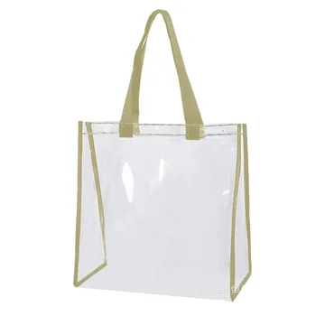 PVC transparent swimming bag internet celebrity waterproof gift handbag beach shopping bag