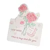 Rose flower card