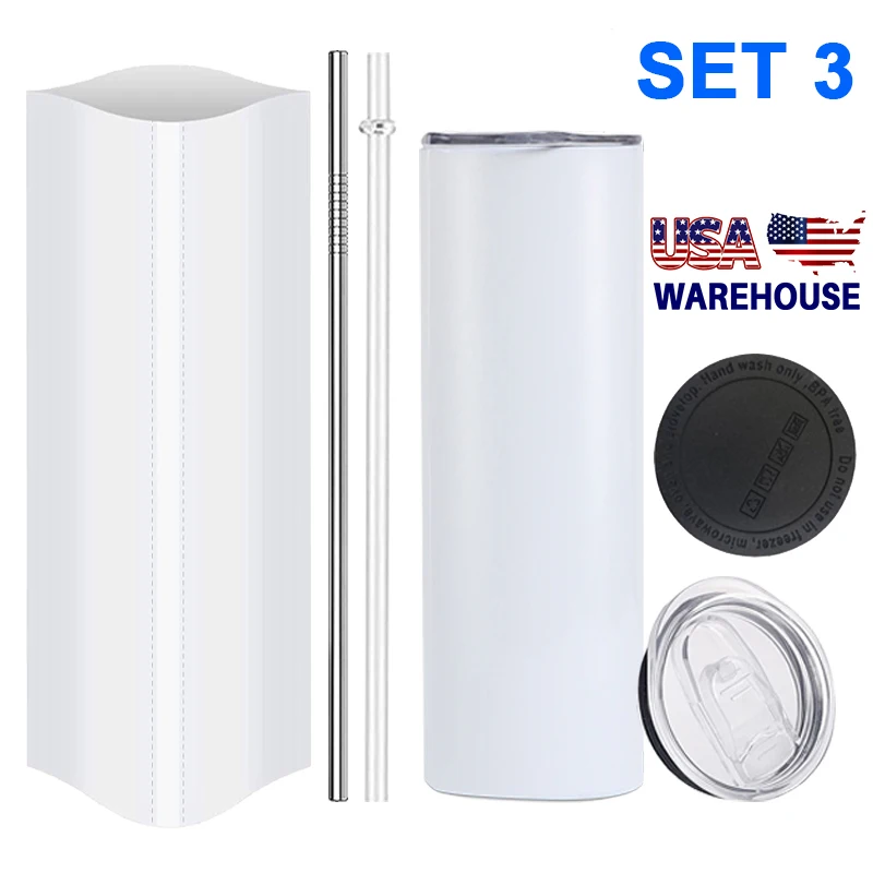 20oz Double Vacuum Wall Skinny Tumbler with Handle and Straw KTXTUM20SKH