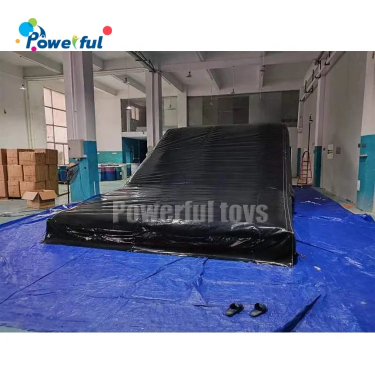Customized Size MTB Slope Style Inflatable Jumping Air Bag Inflatable FMX BMX Airbag Ramp