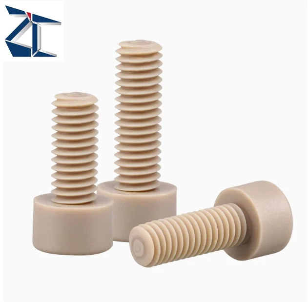 product high temperature resistance corrosion resistance hydrolysis resistant high density polyethylene screw peek screw389-58