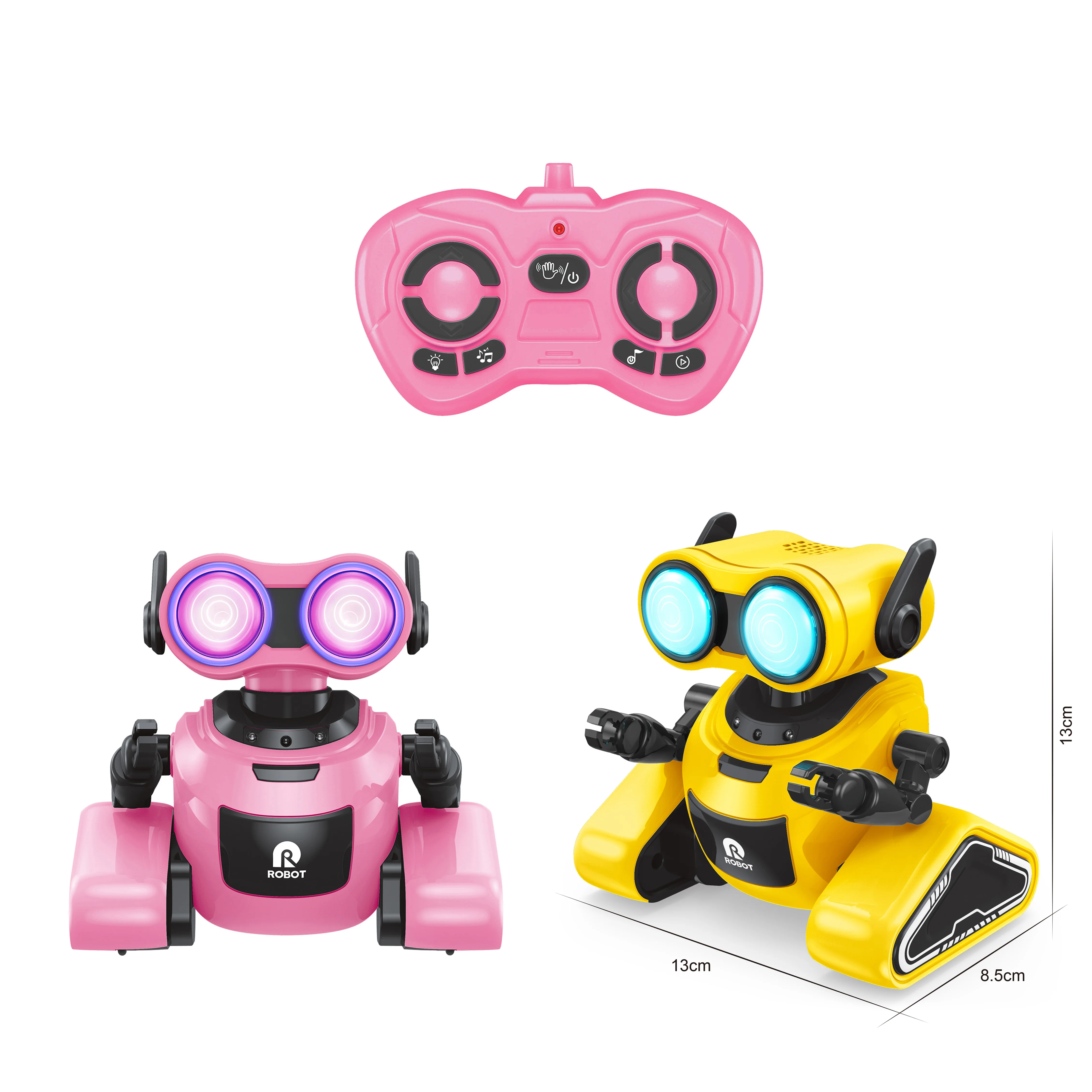 新しいインタラクティブロボット ピンク 2.4GHz スマートロボット