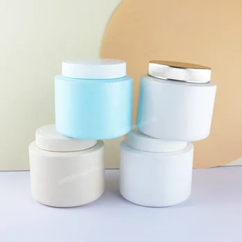 Factory Price 500ml/500g White Color HDPE Plastic Powder Bottle Daily Detergent Powder Jar