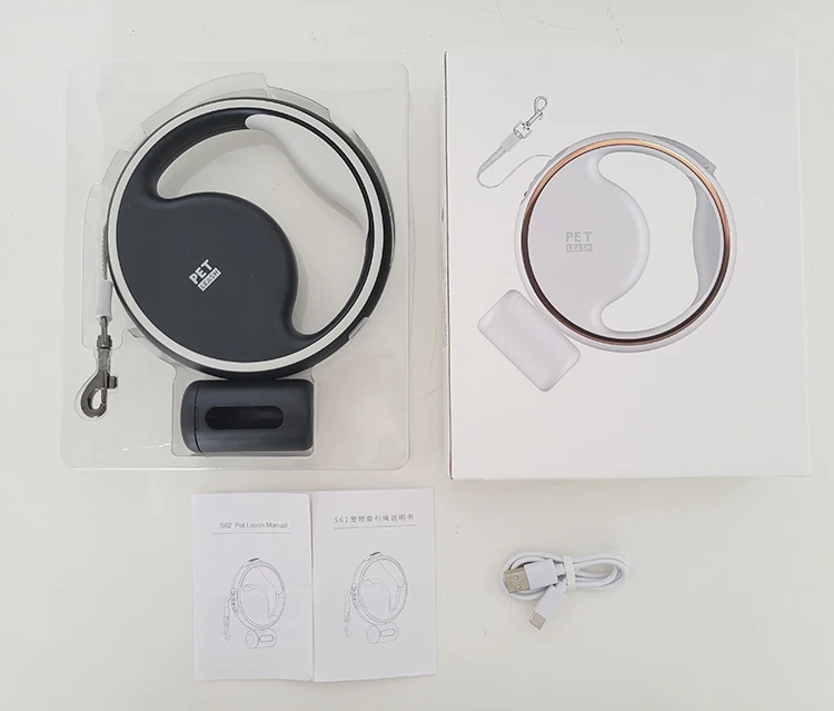 2022 Pet Retractable Leash With Light,Strong And Flexible Rope,Suitable