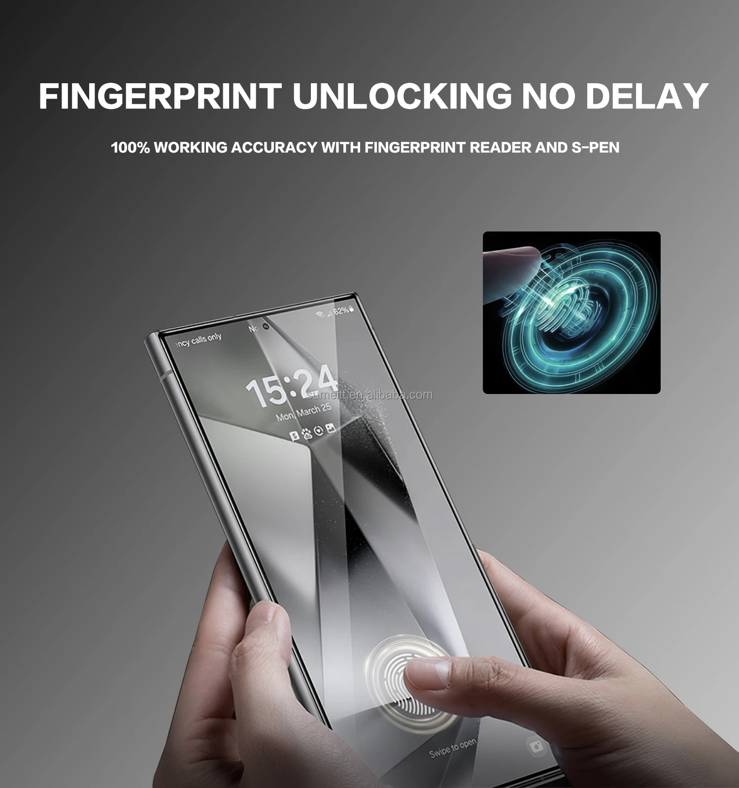 Fingerprint Sensor No Fingerprint Screen Protector Samsung S20