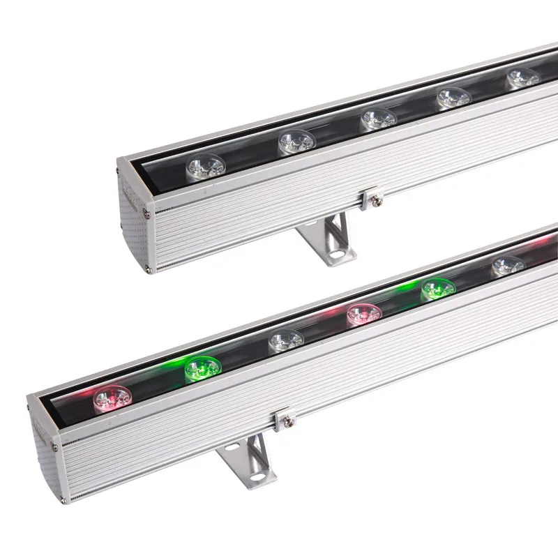IP67 Waterproof Linear LED Bar Light for Building 18W 24W 36W RGB LED Wall Washer Light