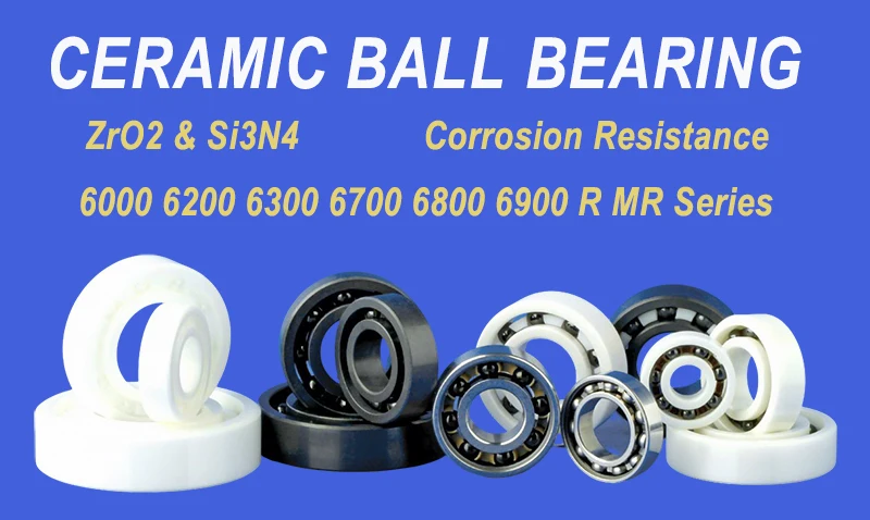 Zro2& Si3N4 Full Ceramic Ball Bearings