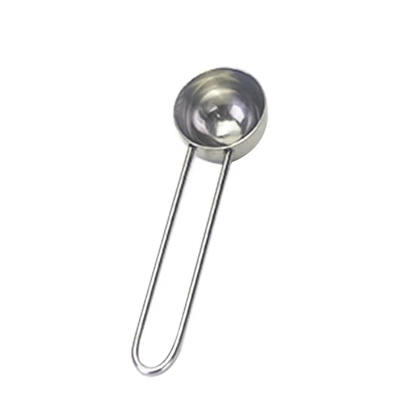Stainless Steel Tea Scoop 1Pcs Stainless Steel Spoon BYBYCD Tea Spoon Measuring Scoop Spoon Coffee Spoon 