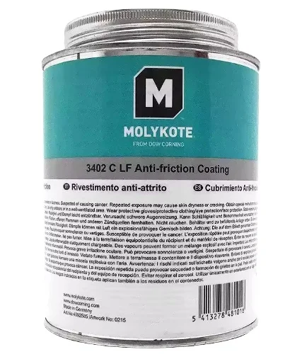 MOLYKOTE 3402-C LF Anti-Friction Coating Dry Lubricant 500g 100% New in Stock Good Solvent Resistance Lubricant Grease