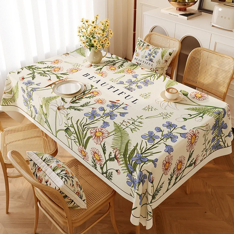 Оптовая продажа Водонепроницаемая скатерть с дизайном заказчика