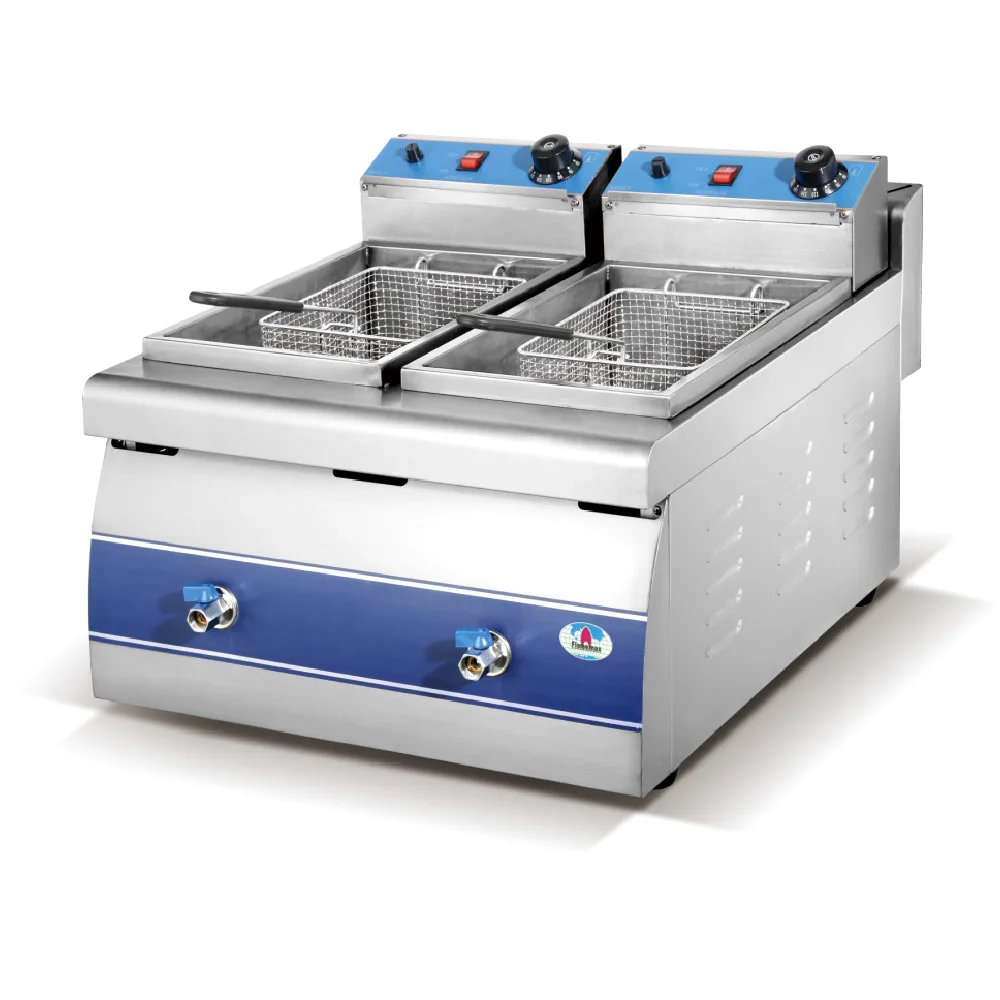 FLAMEMAX HEF 81A Hot Sale Kitchen Equipment Stainless Steel Commercial Residential Electric Chips Chicken Deep Fryer