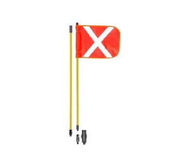 Utv Vehicle Warning Safety Whip With Reflective X Flag - Buy Vehicle ...