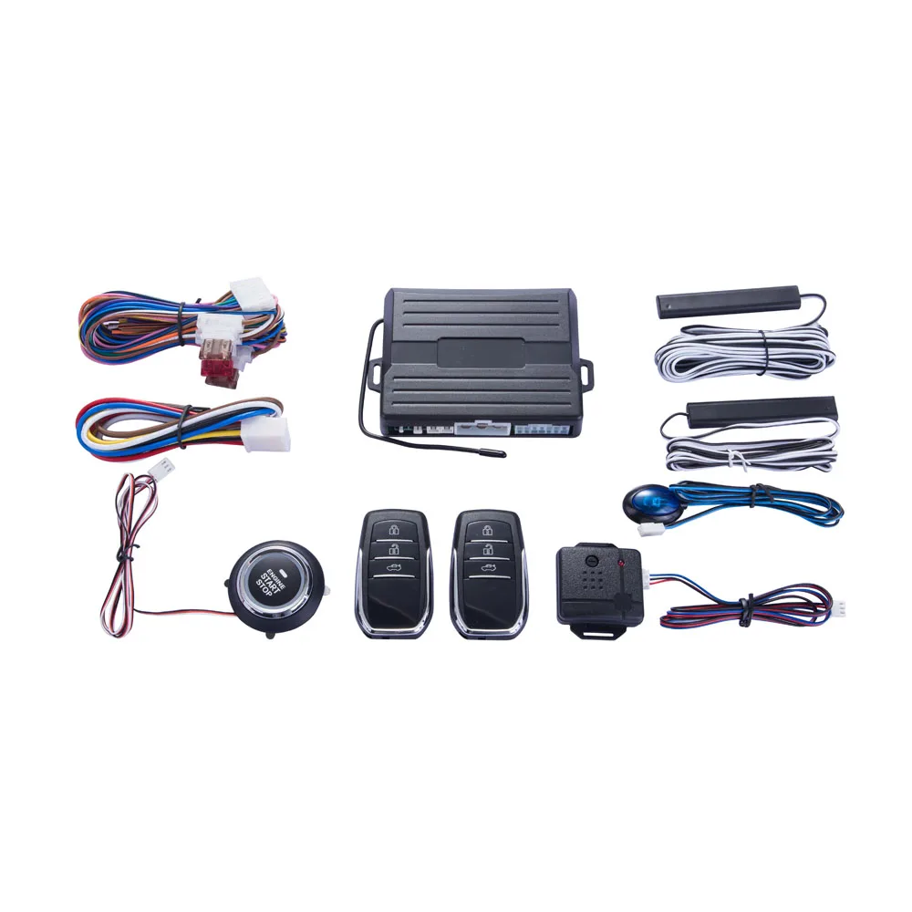 Cle A Choc Sans Fil Kit D'immobilisation De Système D'alarme De Voiture Riloer - Démarrage à Distance De Verrouillage Central De Voiture Et Système D'entrée Sans Clé, Pour Kit Central à Distance