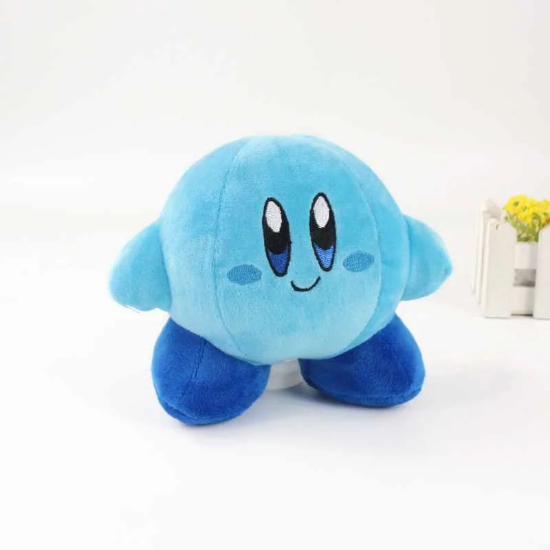 Peluche Kirby Super Mignon - Lot De 2 - 14,5cm - Cadeau Idéal Pour Enfants - Bleu Et Rose