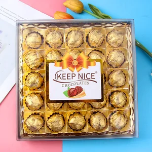 Dianqu 25 Square Chocolate Gift Box Supermarket Leisure Snacks Wholesale for Girls Coffee Flavored for Valentine's Day