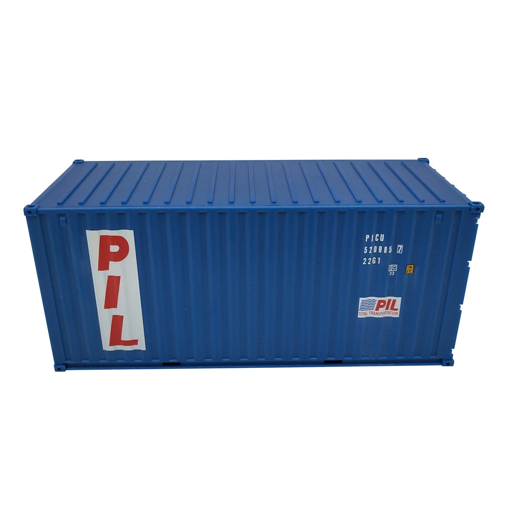 【A】17cm 1:35 PIL logistics container model shipping container scale model O.A.S ship model