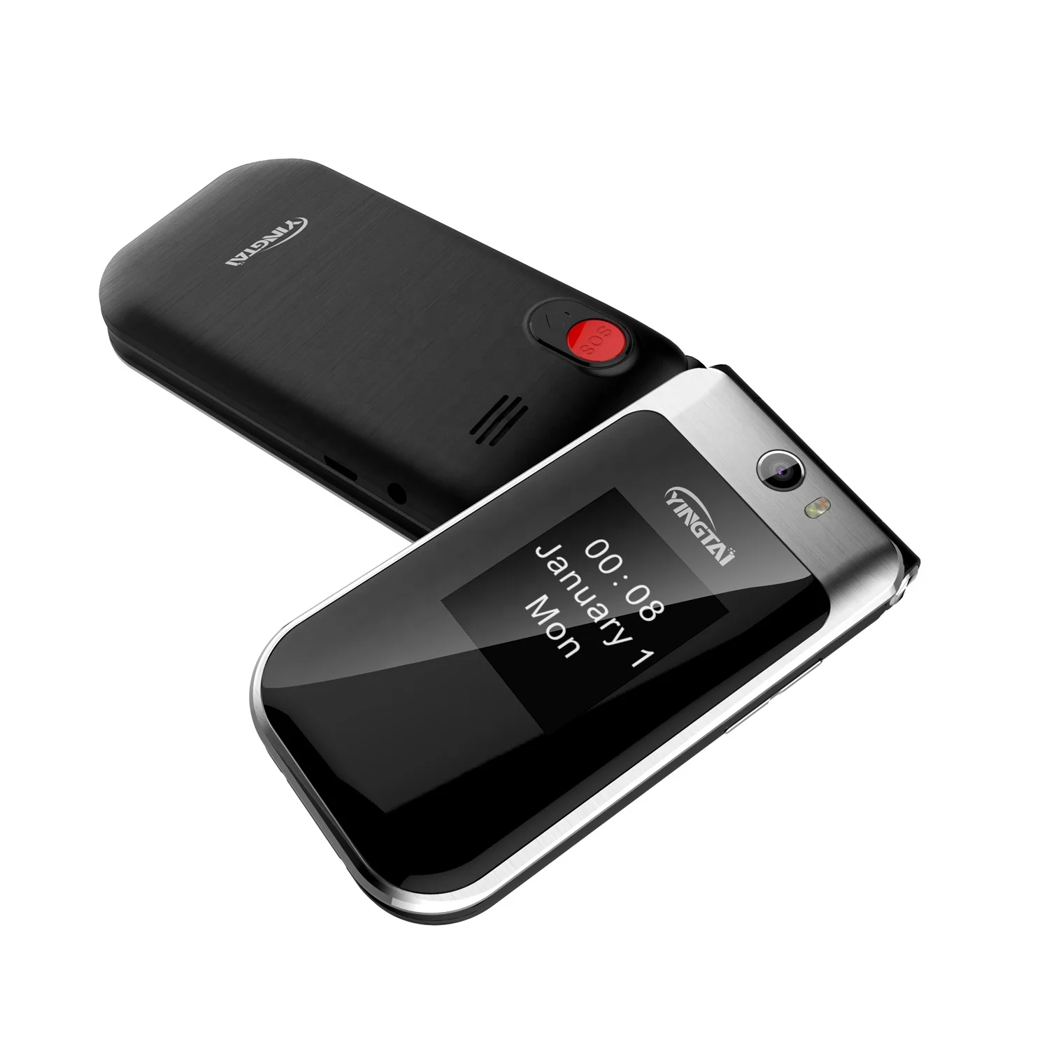 4G LTE折りたたみ式キーパッド携帯電話2.8インチタッチ