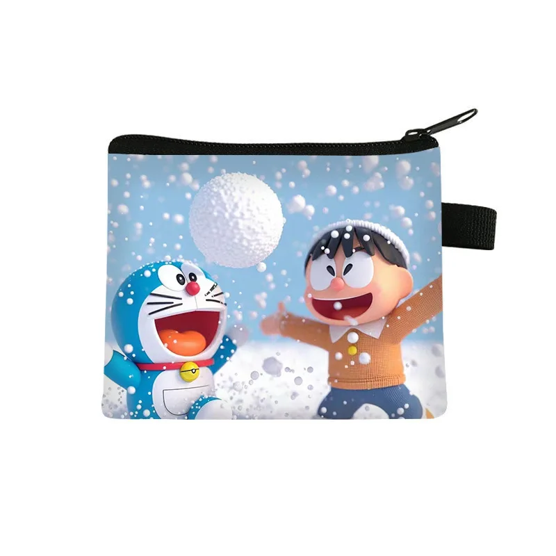 Newest Cartoon Anime Dora Polyester Coin Purse With Zipper for Kids Promotional Gifts Wallets Hold Money Card Coin Purse